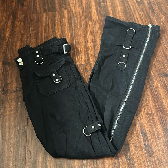 Denim - Y2K Punk Bootcut Flare Jeans